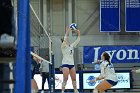 VB vs MHC  Wheaton Women's Volleyball vs Mount Holyoke College. - Photo by Keith Nordstrom : Wheaton, Volleyball, VB